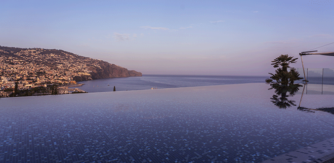 Infinity Pool Overlooking The Sea