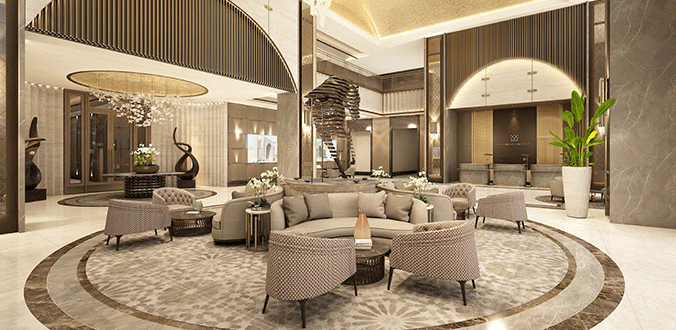 Hotel lobby